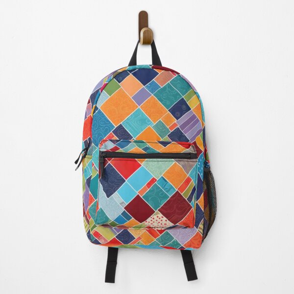 Item preview, Abstract Colorful Patchwork Quilt Pattern designed and sold by calibrit.