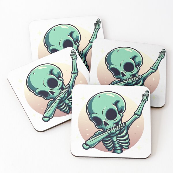 Item preview, Dabbing Alien skull designed and sold by Designowner.