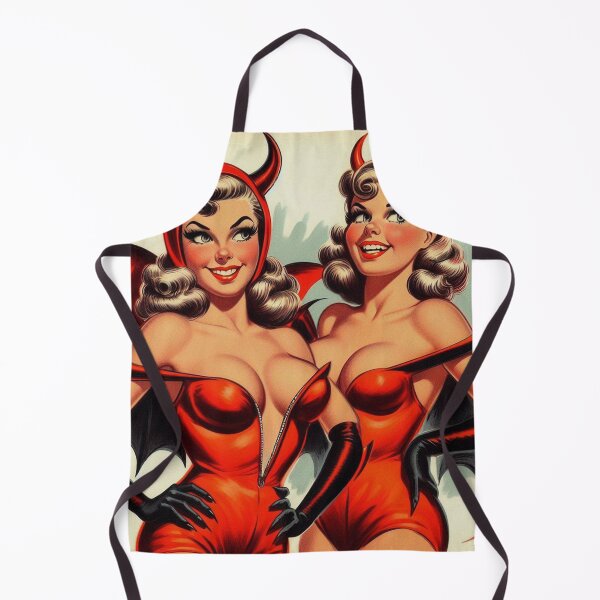 Item preview, Retro Devil Girls designed and sold by PulpVintage.