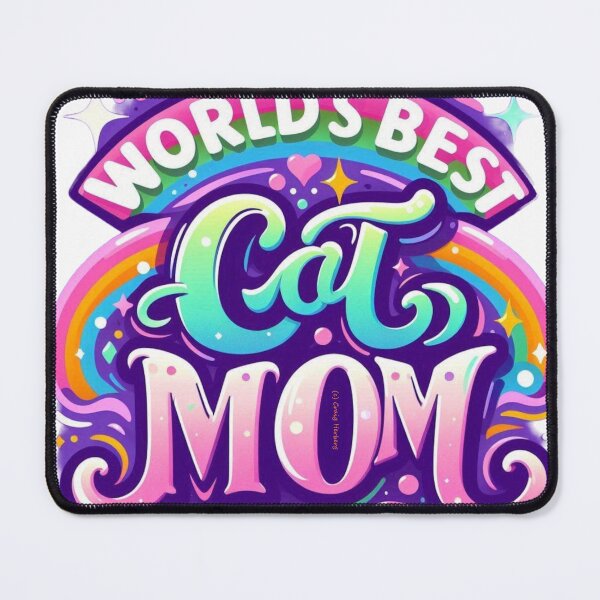 Item preview, World's Best Cat Mom designed and sold by TattedWolf.