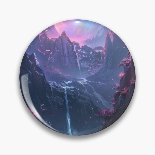 Item preview, Neon Lights Dance Across the Japanese Mountain Lake, Casting an Otherworldly Aura of Peace and Tranquility designed and sold by Mullet Monkey.