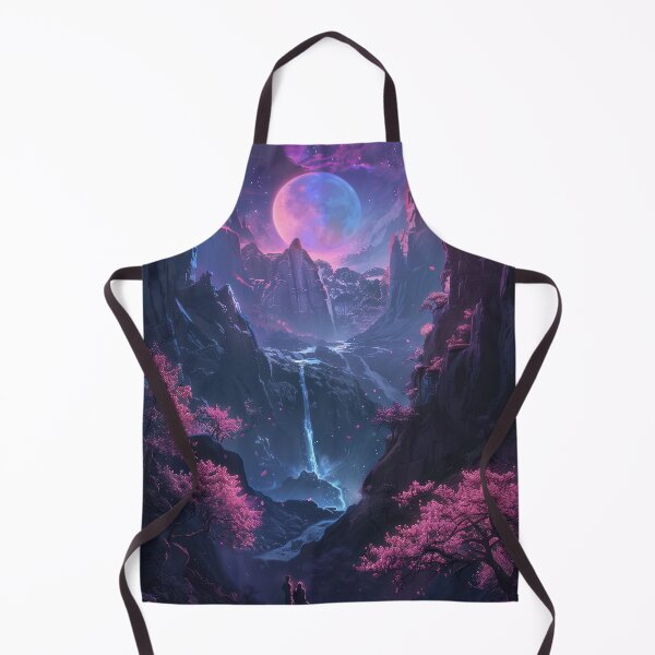 Item preview, Neon Lights Dance Across the Japanese Mountain Lake, Casting an Otherworldly Aura of Peace and Tranquility designed and sold by Mullet Monkey.