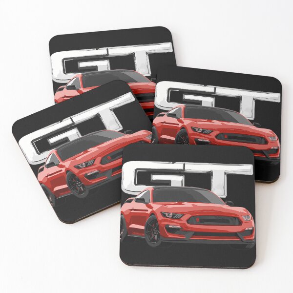 Item preview, Mustang Gt V8 Gt350 Gt500 Grand Touring Racing Stripe Design Red designed and sold by Cierraozey.