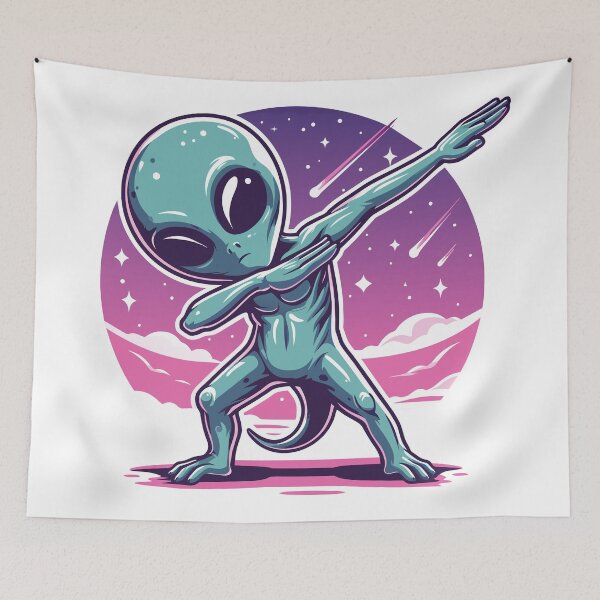 Item preview, Dabbing Alien - Cool monster designed and sold by Designowner.