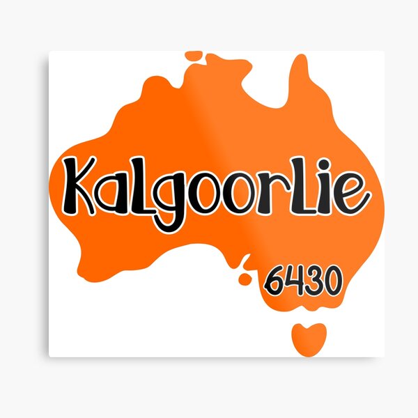 Item preview, Kalgoorlie 6430 Towns in Western Australia Australian Aboriginal Flag Orange designed and sold by notquitepink.