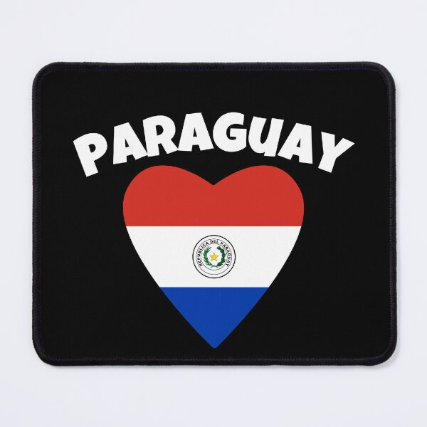 Item preview, Paraguay Flag In Heart designed and sold by taniastyle.