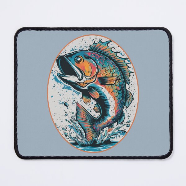 Item preview, Colorful Fish Oval designed and sold by RWCarpenter.