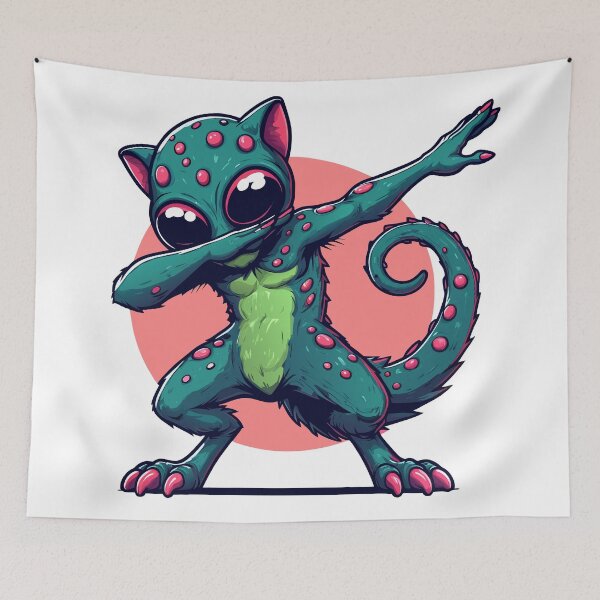 Item preview, Dabbing Alien Monster designed and sold by Designowner.