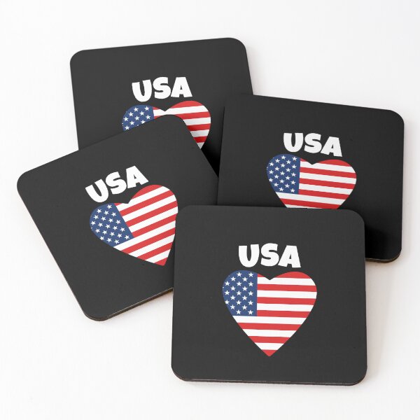 Item preview, USA Flag in Heart  designed and sold by taniastyle.
