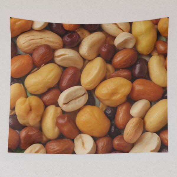 Item preview, Beautiful dried fruits and nuts pattern print design  designed and sold by Anshu3813.