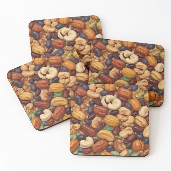 Item preview, Beautiful dried fruits and nuts pattern print design  designed and sold by Anshu3813.