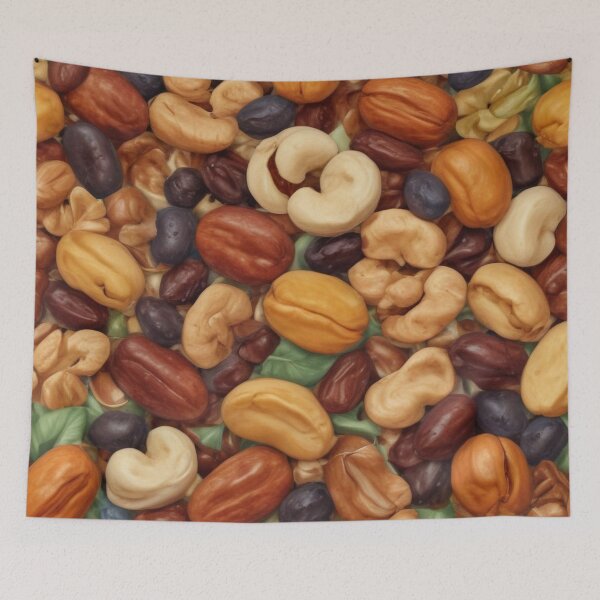 Item preview, Beautiful dried fruits and nuts pattern print design  designed and sold by Anshu3813.