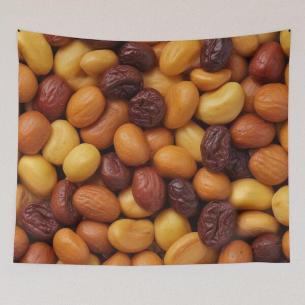 Item preview, Beautiful dried fruits and nuts pattern print design designed and sold by Anshu3813.