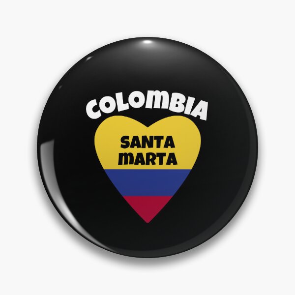 Item preview, Santa Marta Colombia Flag in Heart designed and sold by taniastyle.