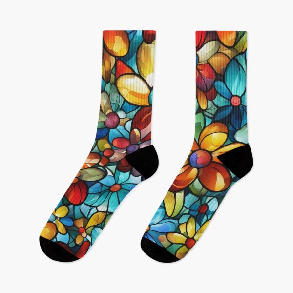 Item preview, Abstract Colorful Floral Pattern designed and sold by calibrit.