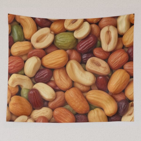 Item preview, Beautiful dried fruits and nuts pattern print design designed and sold by Anshu3813.