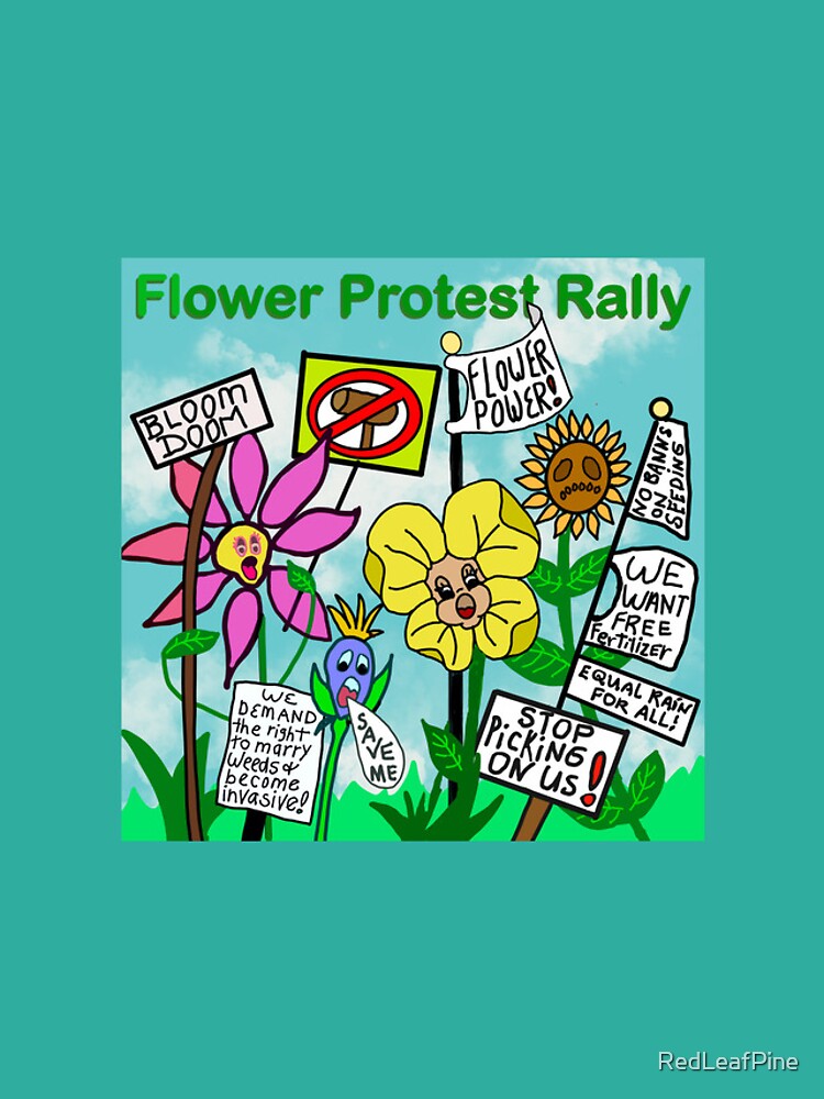 Thumbnail 4 of 4, iPhone Case, Flower Protest Rally designed and sold by RedLeafPine.