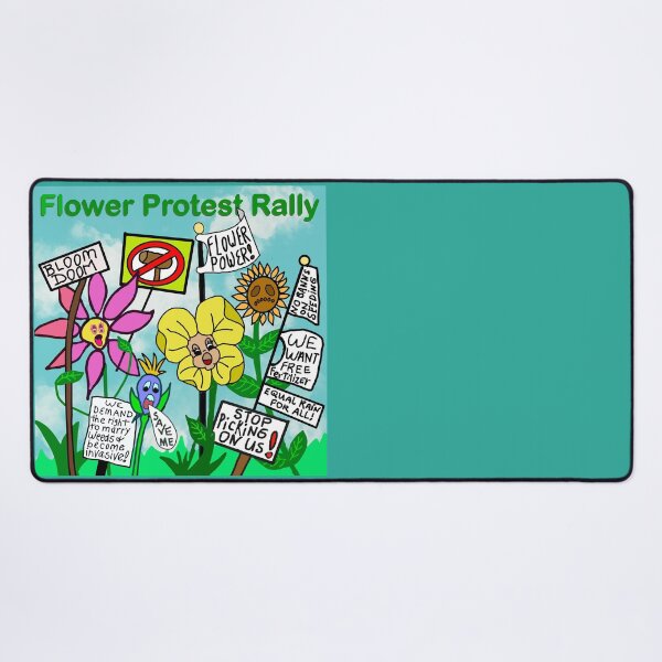 Item preview, Flower Protest Rally designed and sold by RedLeafPine.