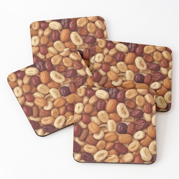 Item preview, Beautiful dried fruits and nuts pattern print design designed and sold by Anshu3813.