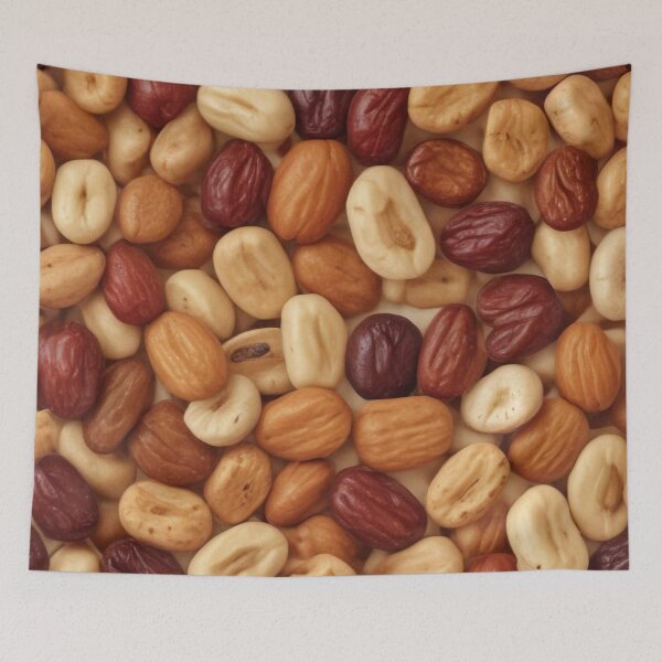 Item preview, Beautiful dried fruits and nuts pattern print design designed and sold by Anshu3813.