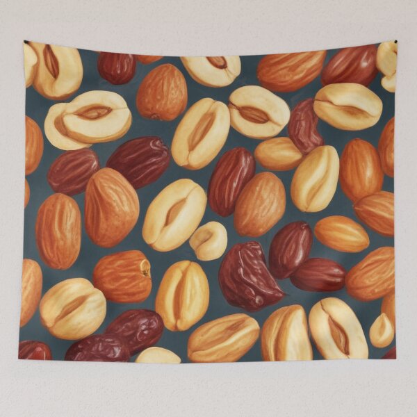 Item preview, Beautiful dried fruits and nuts pattern print design  designed and sold by Anshu3813.