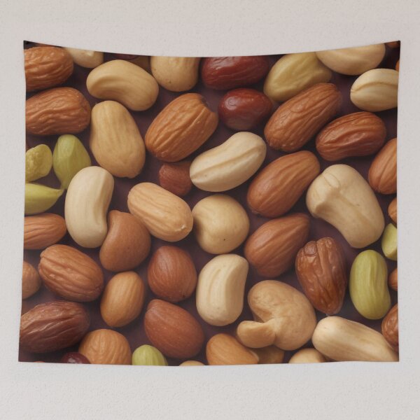 Item preview, Beautiful dried fruits and nuts pattern print design  designed and sold by Anshu3813.