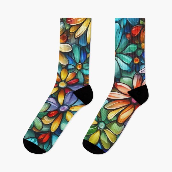 Item preview, Abstract Colorful Floral Pattern designed and sold by calibrit.