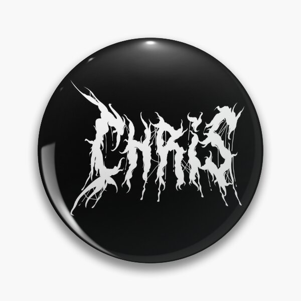 Item preview, Chris Brutal Name in White designed and sold by scorpiopanda.