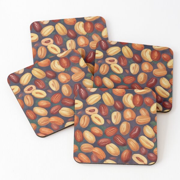 Item preview, Beautiful dried fruits and nuts pattern print design designed and sold by Anshu3813.