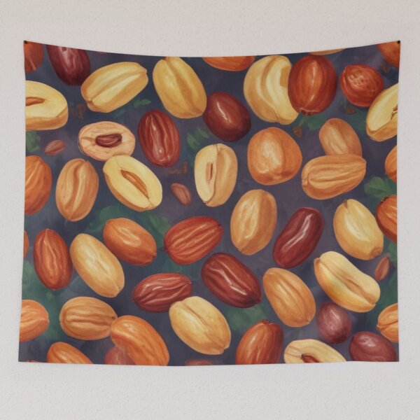 Item preview, Beautiful dried fruits and nuts pattern print design designed and sold by Anshu3813.