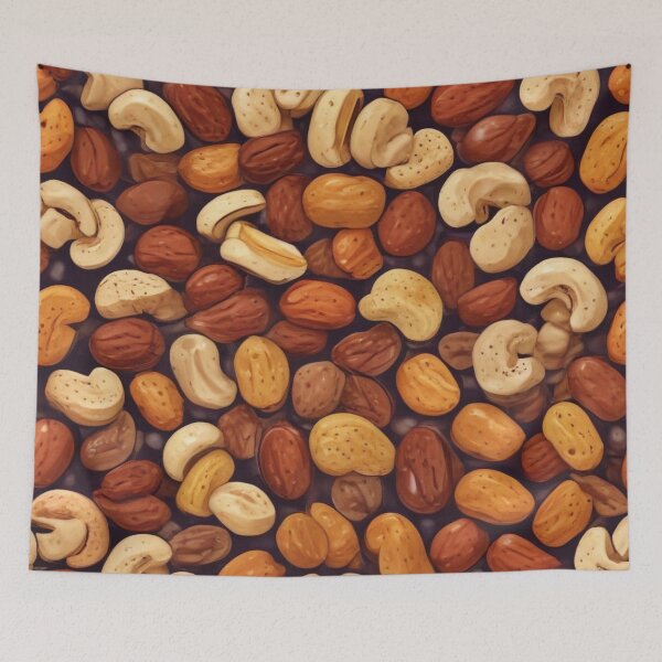 Item preview, Beautiful dried fruits and nuts pattern print design  designed and sold by Anshu3813.
