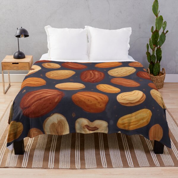Item preview, Beautiful dried fruits and nuts pattern print design designed and sold by Anshu3813.