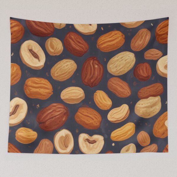 Item preview, Beautiful dried fruits and nuts pattern print design  designed and sold by Anshu3813.