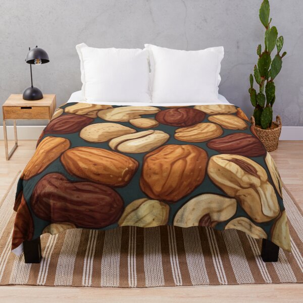 Item preview, Beautiful dried fruits and nuts pattern print design designed and sold by Anshu3813.