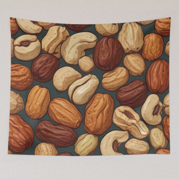 Item preview, Beautiful dried fruits and nuts pattern print design  designed and sold by Anshu3813.