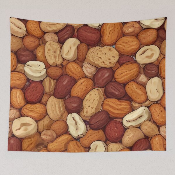 Item preview, Beautiful dried fruits and nuts pattern print design  designed and sold by Anshu3813.