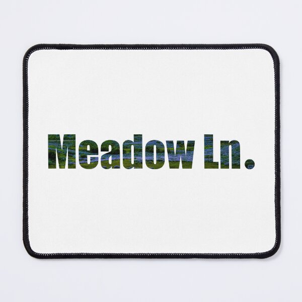 Item preview, Meadow Lane Street Name gift with lavender meadow background designed and sold by TheMugDirectory.