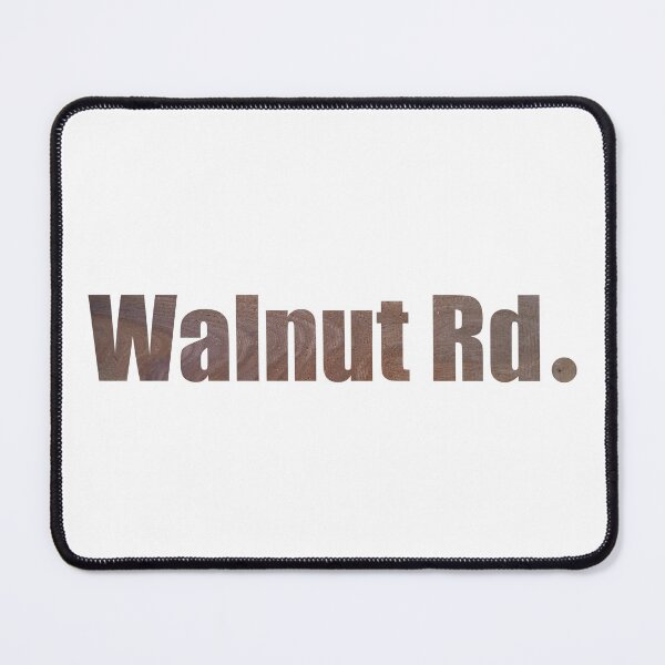 Item preview, Walnut Road Version 2 Street Name with authentic wood background designed and sold by TheMugDirectory.