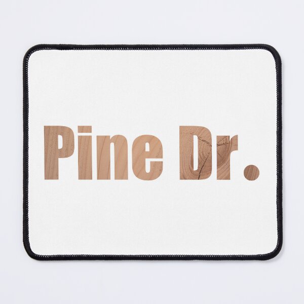 Item preview, Pine Drive Street Name with authentic light wood background designed and sold by TheMugDirectory.