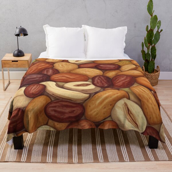 Item preview, Beautiful dried fruits and nuts pattern print design designed and sold by Anshu3813.
