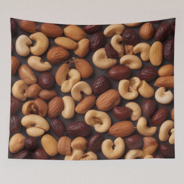 Item preview, Beautiful dried fruits and nuts pattern print design  designed and sold by Anshu3813.