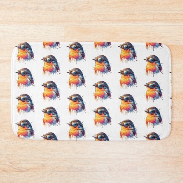 Item preview, Watercolor American Robin Wearing Sunglasses designed and sold by TheAnimalZ00.