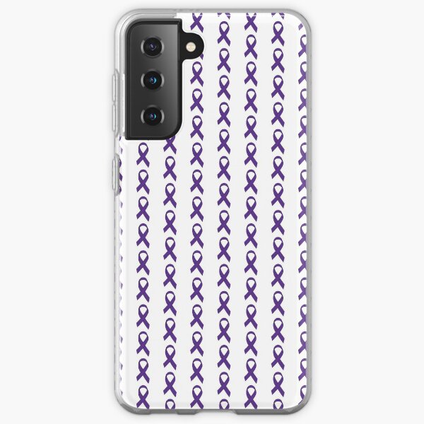 Purple Awareness Ribbon Samsung Galaxy Soft Case