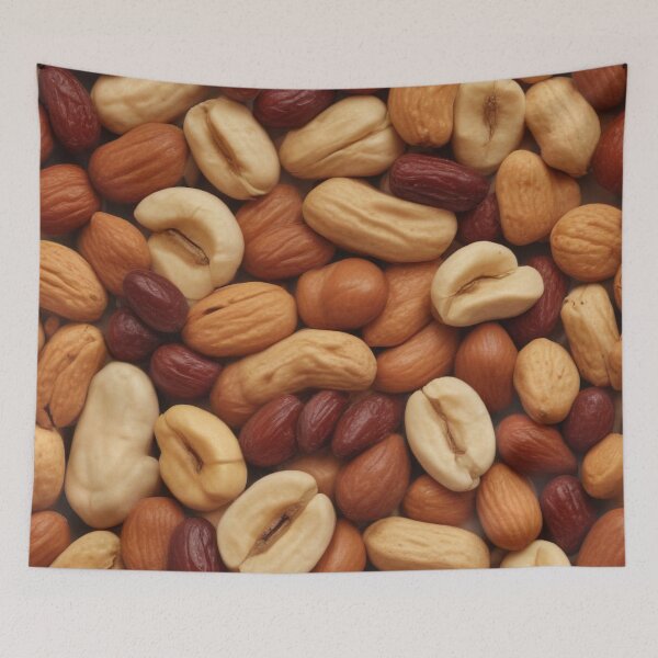 Item preview, Beautiful dried fruits and nuts pattern print design  designed and sold by Anshu3813.