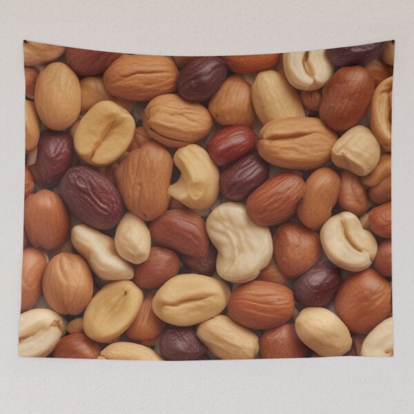 Item preview, Beautiful dried fruits and nuts pattern print design  designed and sold by Anshu3813.