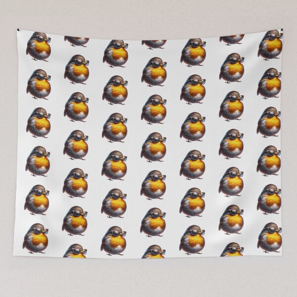 Item preview, American Robin Wearing Sunglasses designed and sold by TheAnimalZ00.