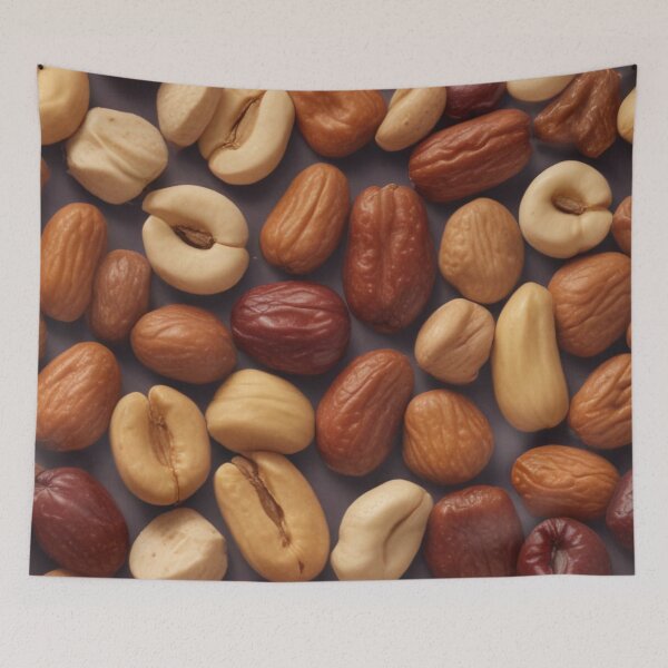 Item preview, Beautiful dried fruits and nuts pattern print design  designed and sold by Anshu3813.