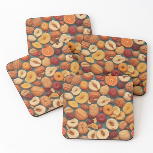 Item preview, Beautiful dried fruits and nuts pattern print design  designed and sold by Anshu3813.