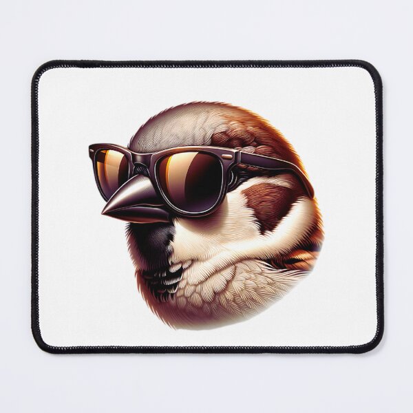 Item preview, House Sparrow Wearing Sunglasses designed and sold by TheAnimalZ00.