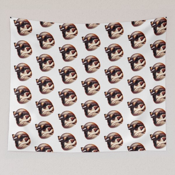 Item preview, House Sparrow Wearing Sunglasses designed and sold by TheAnimalZ00.
